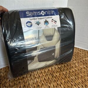 Samsonite Premium Memory Foam Lumbar Support Cushion NEW.